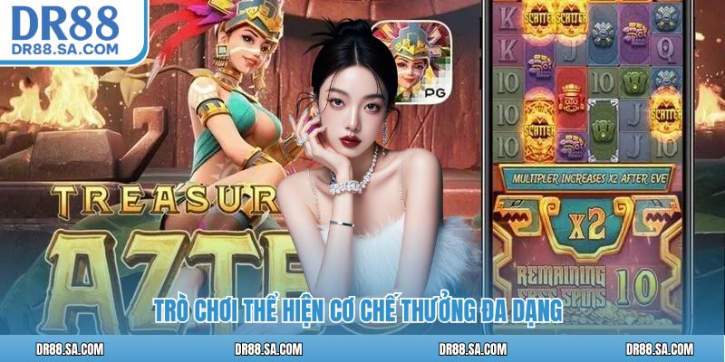 Trò chơi thể hiện cơ chế thưởng đa dạng